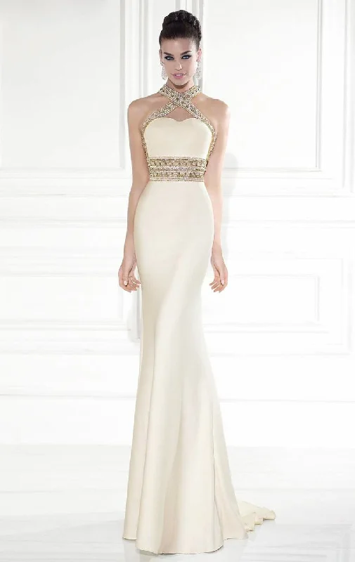 Holiday Sale Tarik Ediz Embellished Crisscross Halter Strap Gown 92530 - 1 pc Orange In Size 12 Available Holiday Sale Tarik Ediz Embellished Crisscross Halter Strap Gown 92530 - 1 pc Orange In Size 12 Available