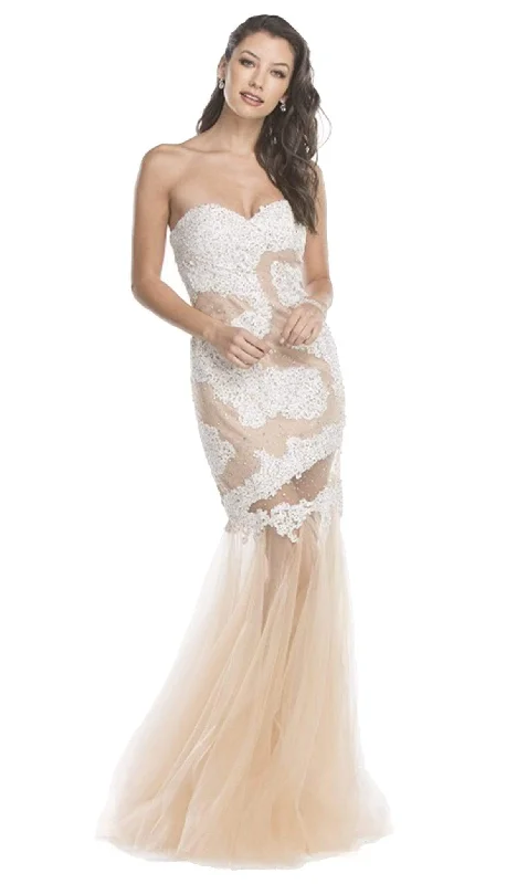 Low Prices Aspeed Design - Strapless Embellished Fitted Prom Dress