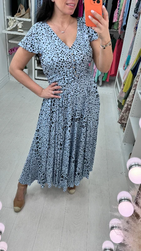 The Best Prices Marya Cheetah Ruched Waist Maxi Dress