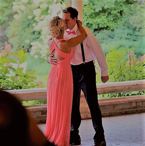 Exclusive Savings David's Bridal Long Bridesmaid Dress with Crisscross Back