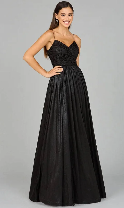 New Arrival Lara Dresses 8120 - Metallic Sweetheart Evening Gown
