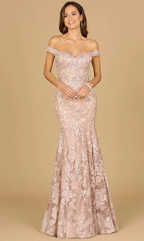 Crazy Deals Lara Dresses 29136 - Floral Lace Mermaid Evening Gown