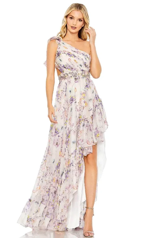 Exclusive Online Offer Ieena Duggal 67969 - Floral High-Low Formal Dress