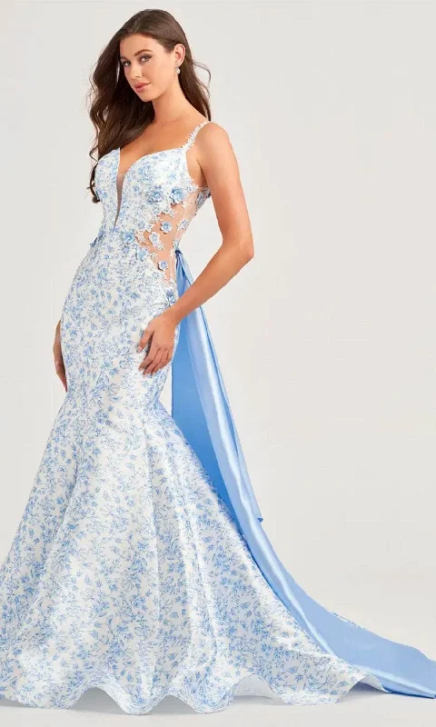 Super Savings Ellie Wilde EW35033 - Sleeveless Mermaid Prom Gown