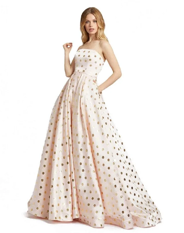 Deal Explosion Mac Duggal 67093 - Polka dot A-Line Evening Dress