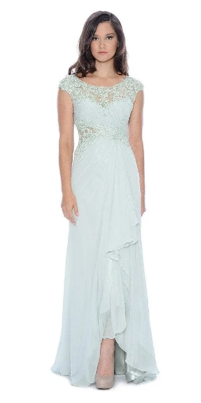 Amazing Deals Decode 1.8 - 182896 Embellished Cap Sleeve Bateau Neck Dress - 3 pcs Sage in size 4, 6 and 14 Available Amazing Deals Decode 1.8 - 182896 Embellished Cap Sleeve Bateau Neck Dress - 3 pcs Sage in size 4, 6 and 14 Available