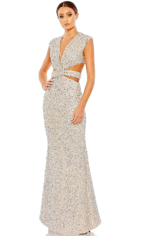 New Arrival Mac Duggal 10919 - Sleeveless Sequin Long Dress