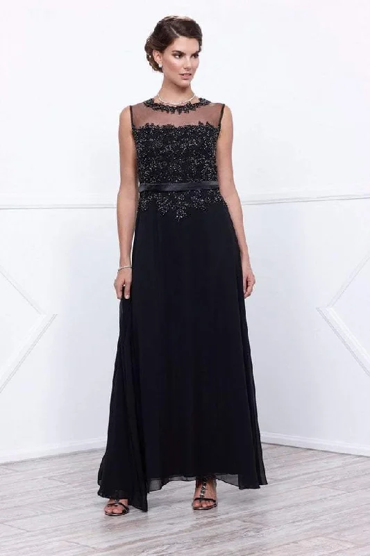 Super Deal Nox Anabel 5146 Beaded illusion Jewel Neck A-Line Dress - 1 pc Black In Size 4XL Available Super Deal Nox Anabel 5146 Beaded illusion Jewel Neck A-Line Dress - 1 pc Black In Size 4XL Available
