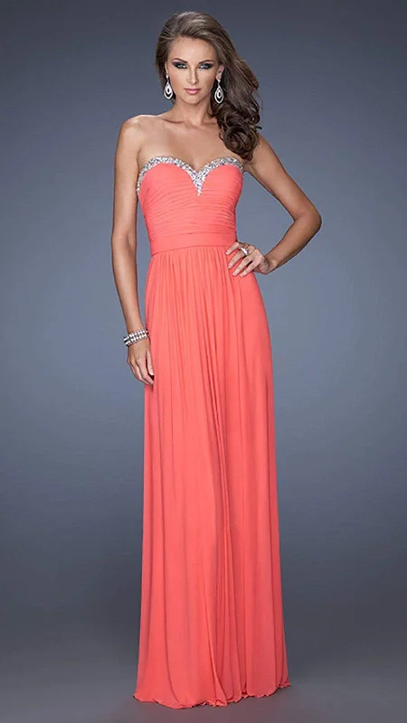 Bargain Blast La Femme - Sweetheart Jersey Dress 20048SC - 1 pc Pink Grapefruit in Size 00 Available Bargain Blast La Femme - Sweetheart Jersey Dress 20048SC - 1 pc Pink Grapefruit in Size 00 Available