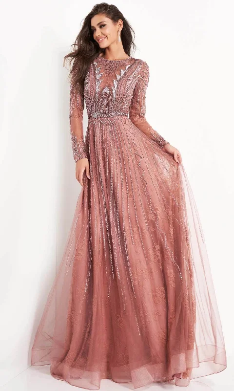Fantastic Offers Jovani - Bejeweled A-Line Evening Gown 04698SC