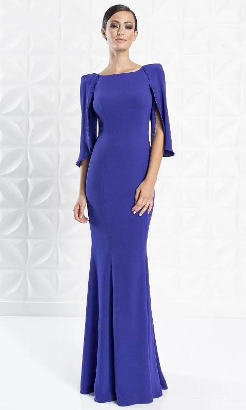 Final Clearance Alexander By Daymor - Bateau Seam Sculpted Evening Gown 1259
