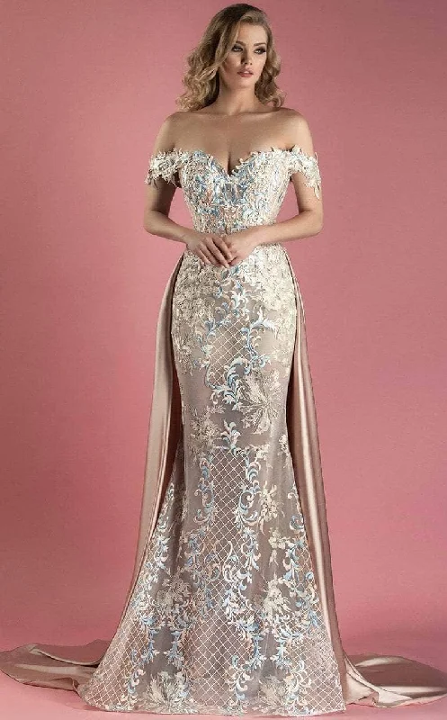 Don’t Miss Out MNM Couture - K3556 Applique Embellished A-Line Gown