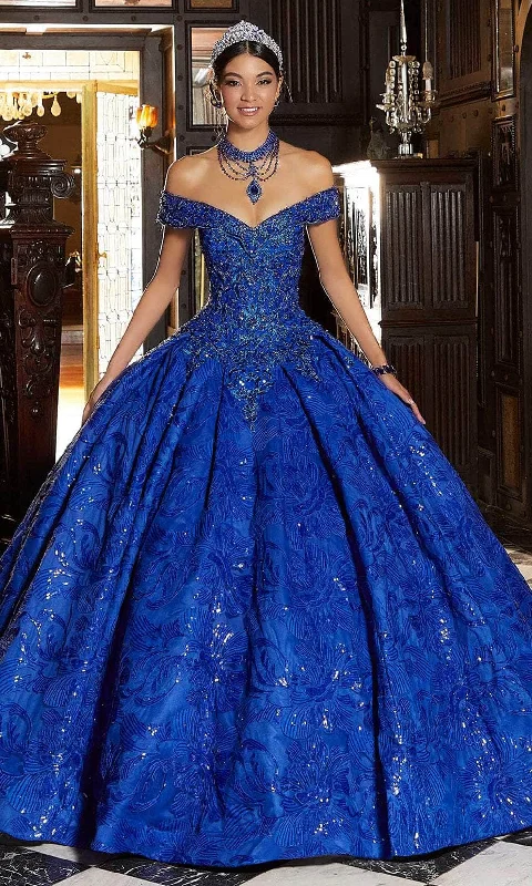 Savings Galore Mori Lee 89344 - Beaded Pleated Quinceañera Dress