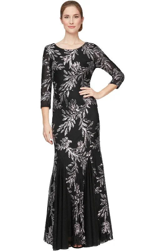Unmissable Offer Alex Evenings 8196707 - Gilded Sequin Evening Dress