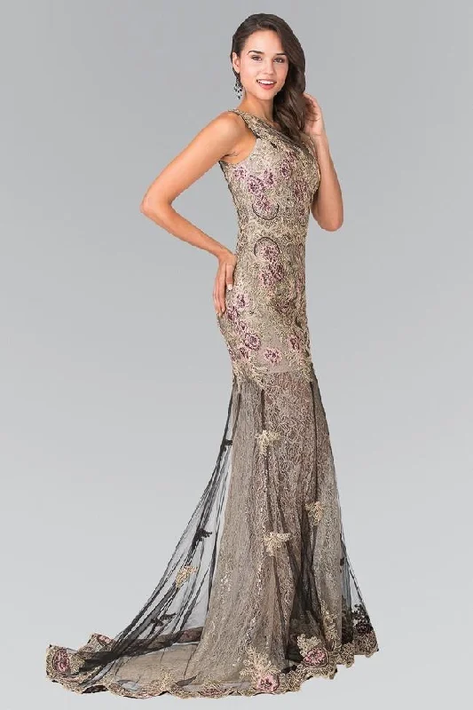 Crazy Deals Elizabeth K Embroidered Floral Long Dress GL2269 - 1 pc Black In Size XS Available Crazy Deals Elizabeth K Embroidered Floral Long Dress GL2269 - 1 pc Black In Size XS Available