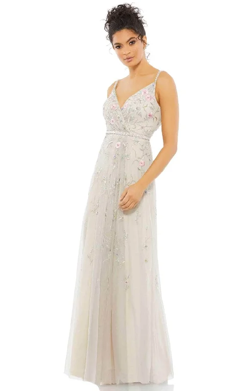 New Deals Mac Duggal 9141 - Sleeveless V-Neck Prom Dress