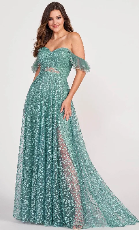 Discount Deals Ellie Wilde EW34063 - Floral Sweetheart Evening Dress