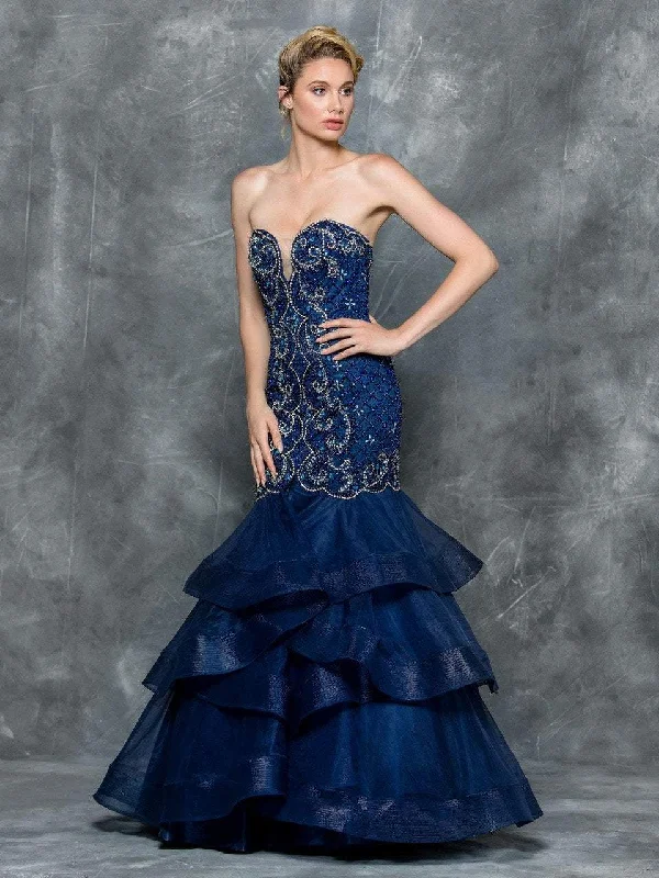 Today’s Special Colors Dress Strapless Sweetheart Beaded Mermaid Gown 1721