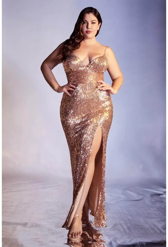 Today's Special Cinderella Divine CH180C - Sleeveless Sequin Long Dress