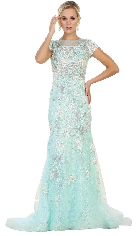 Exclusive Online Offer May Queen - Lace Ornate Mother of the Bride Dress RQ7567