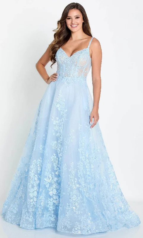 Today’s Deal Ellie Wilde EW34127 - Lace Tulle A line Prom Dress