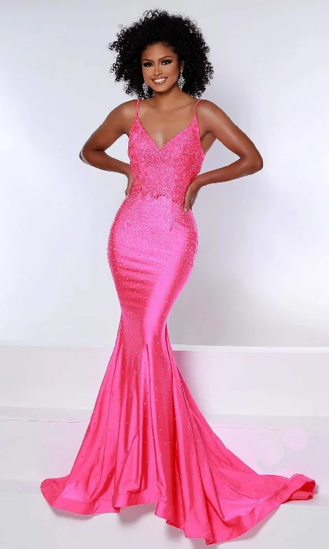 Shop and Save Johnathan Kayne - 2439 Beaded Long Mermaid Gown