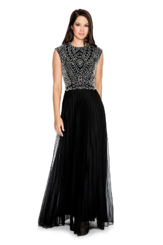 Year-End Sale Cachet - Crystal Embellished Jewel Gown 57421K - 1 pc Navy Silver in Size 10 Available Year-End Sale Cachet - Crystal Embellished Jewel Gown 57421K - 1 pc Navy Silver in Size 10 Available