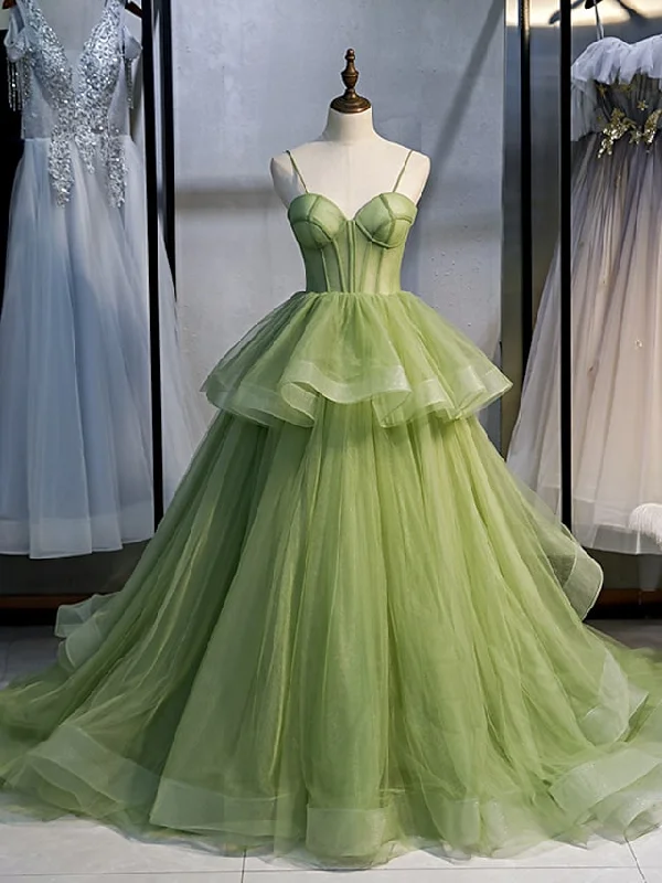 Unbeatable Prices Quinceanera Dresses Elegant Dress Performance Court Train Sleeveless Spaghetti Strap Tulle with Ruffles Unbeatable Prices Quinceanera Dresses Elegant Dress Performance Court Train Sleeveless Spaghetti Strap Tulle with Ruffles