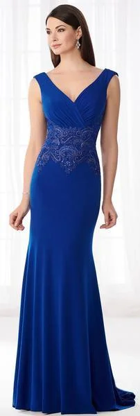 Special Price Cameron Blake - Ruched Trumpet Evening Dress 218607