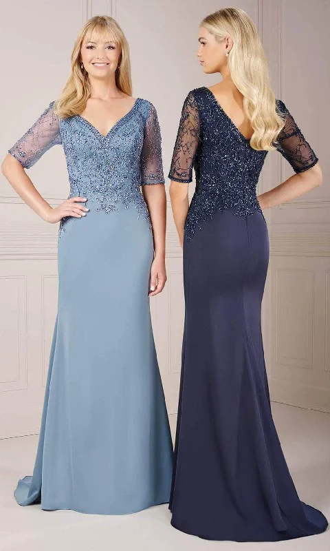 Markdowns Christina Wu Elegance 17152 - Beaded Trumpet Evening Dress
