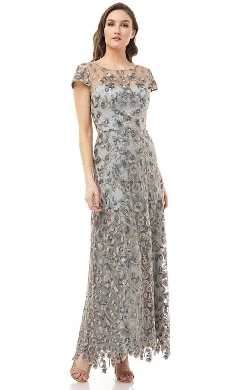 Price Break JS Collections 866548 - Bateau Embroidered Formal Gown