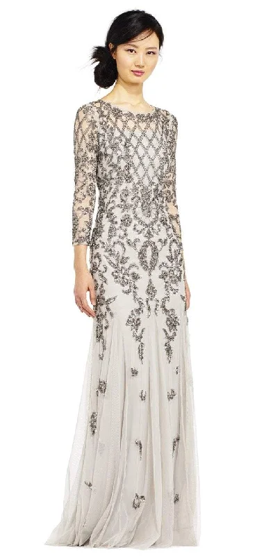 Unmissable Offer Adrianna Papell - Beaded Jewel A-line Gown AP1E201333