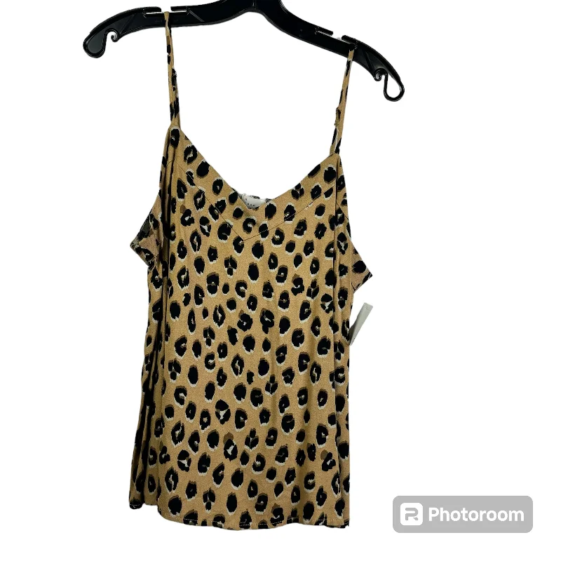 Animal Print Top Cami A New Day, Size L