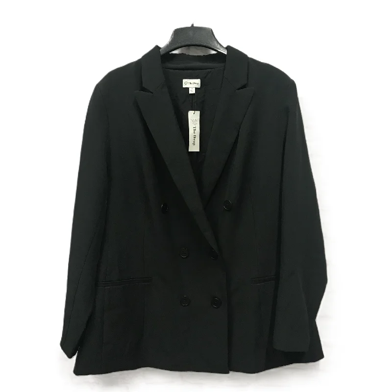 Midnight Sale Black Blazer By the drop, Size: 2x