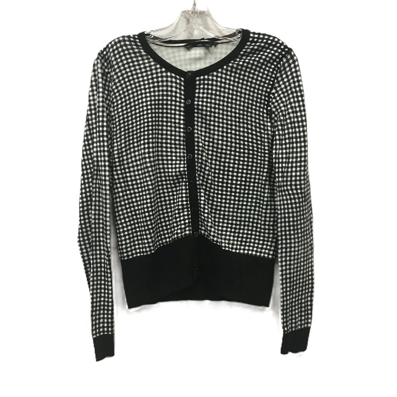 Extra Savings Black & White Sweater Cardigan By White House Black Market, Size: L
