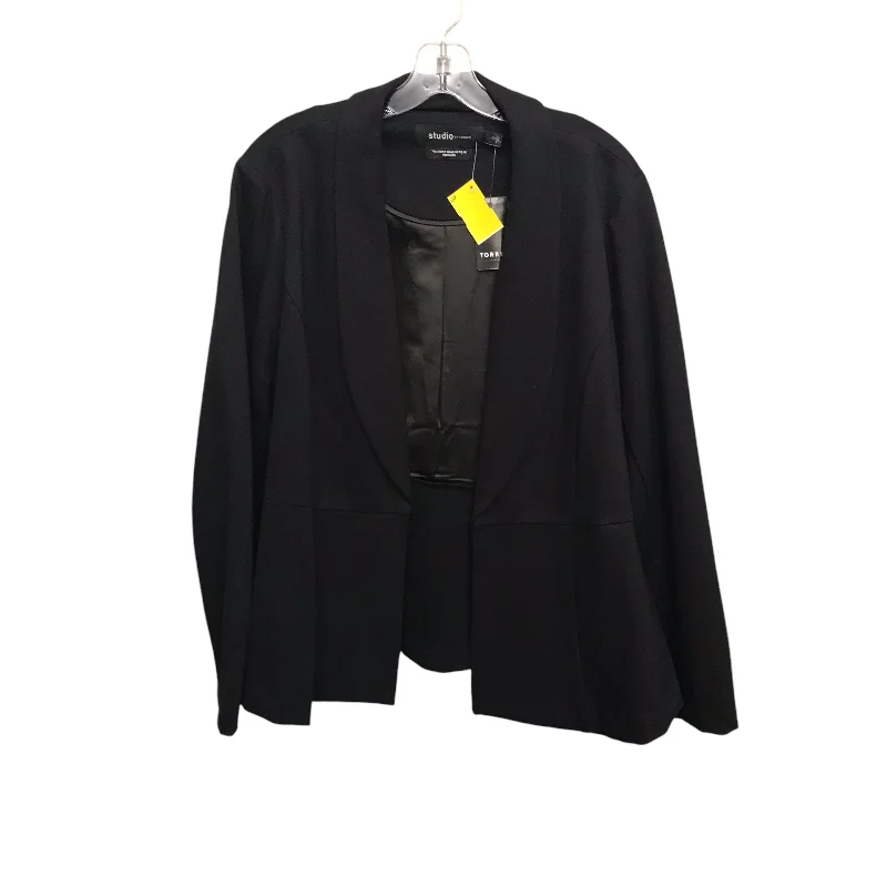 Last Chance Blazer By Torrid In Black, Size:3X