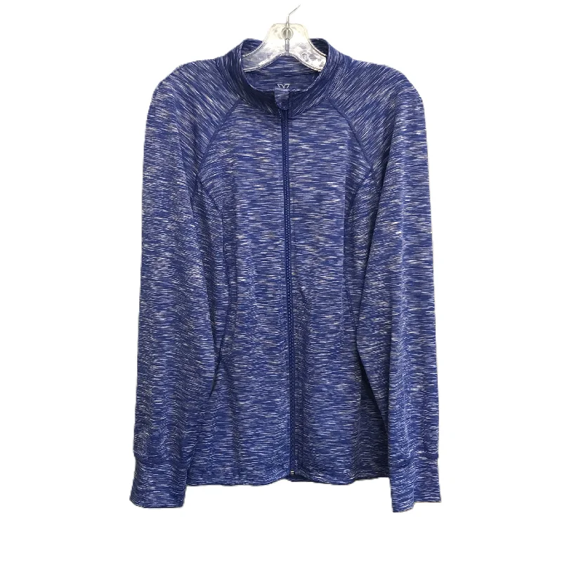 Weekend Flash Sale Blue Athletic Jacket By Livi Active, Size: Xl