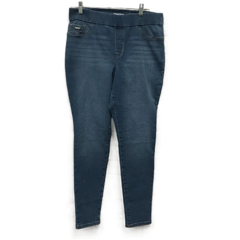 YEAR-End Sale Blue Denim Jeans Jeggings By Nine West, Size: 12