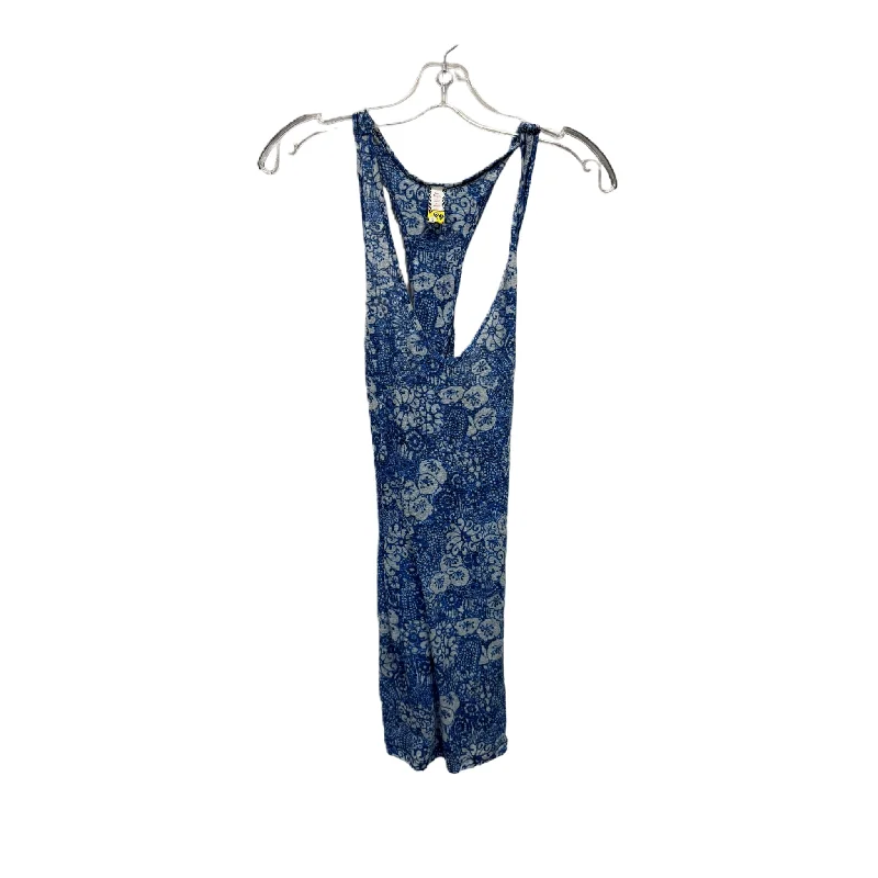 Deal of the Day Blue Tank Top By Free People, Size: L