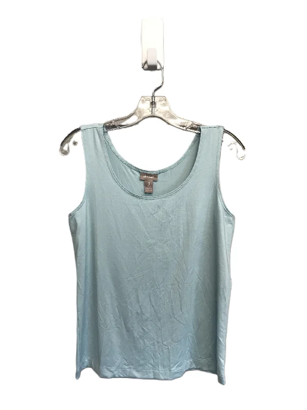 Sale Event Blue Top Sleeveless By Chicos, Size: M