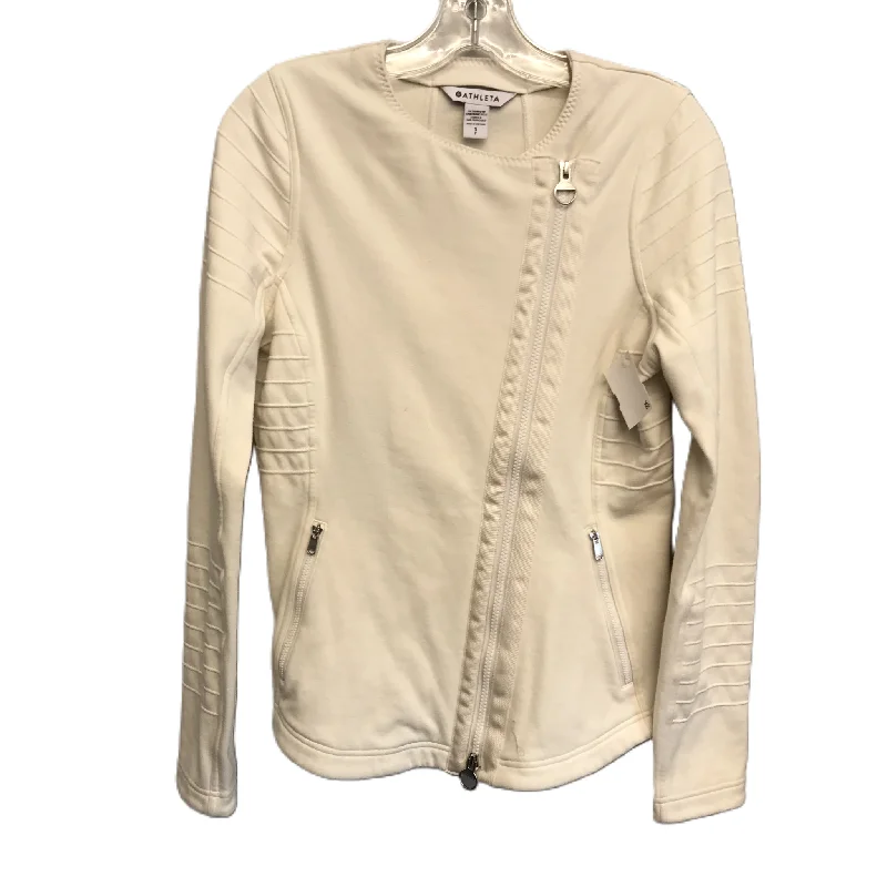 Discount Deals Cream Athletic Jacket By Athleta, Size: Petite   S