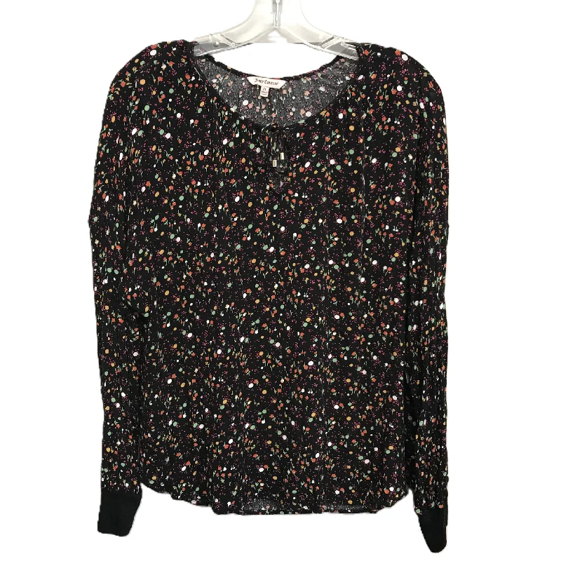 Instant Discount Floral Print Top Long Sleeve By Juicy Couture, Size: Xl