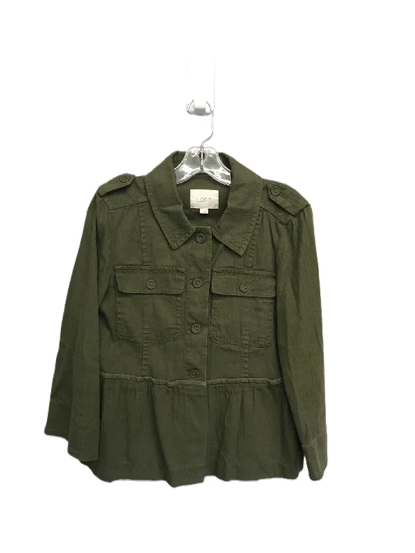 Sale Event Green Blazer By Loft, Size: S