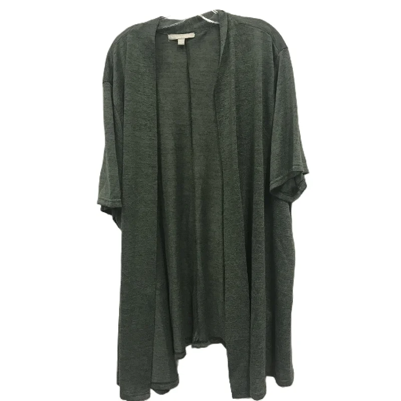 Limited Time Discount Green Cardigan By Woman Within, Size: 5
