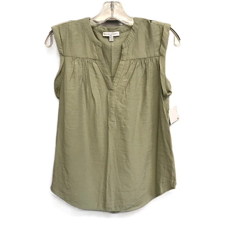 Amazing Deals Green Top Short Sleeve By MAISON D’ AMELIE Size: Xs