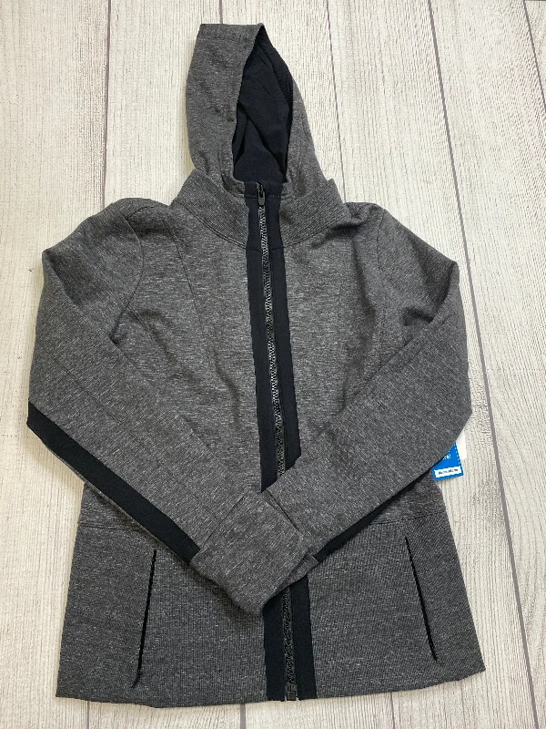 Limited Time Discount Grey Athletic Jacket Athleta, Size M