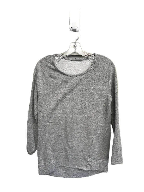 Discount Extravaganza Grey Athletic Sweatshirt Crewneck By Athleta, Size: Xs