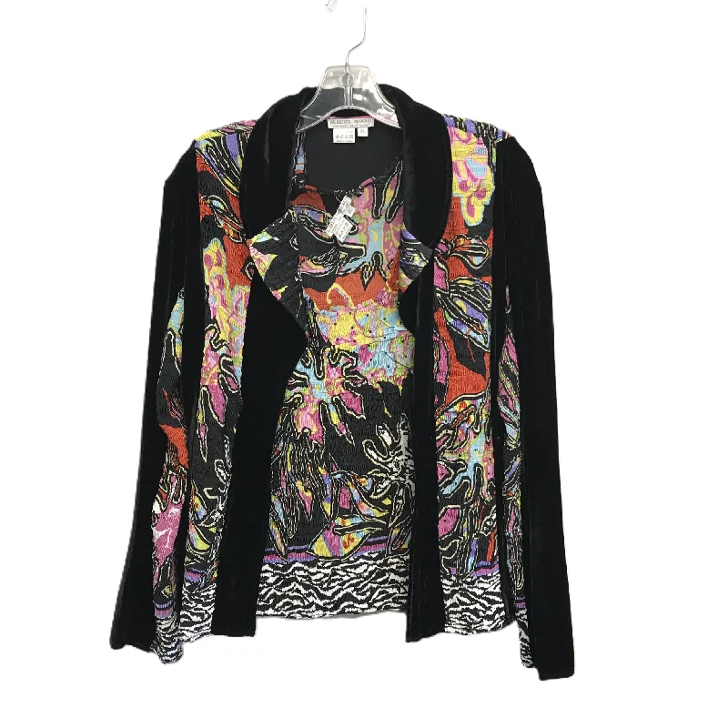 Final Sale Multi-colored Sweater 2pc By Alberto Makali, Size: Xl