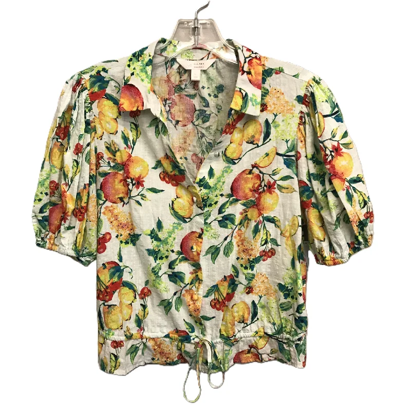 Crazy Deals Multi-colored Top Short Sleeve By Lauren Conrad, Size: L