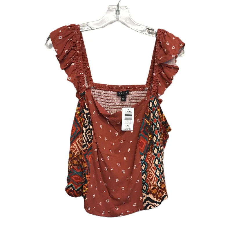 Daily Specials Multi-colored Top Sleeveless By Torrid, Size: 2x